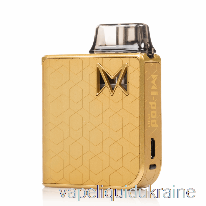 Vape Liquid Ukraine MI-POD PRO Starter Kit Gold Alloy Hex